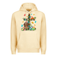 Pina Colada Western Rabbit with Cross Easter Day Premium Hoodie - HowdyJamesFarm