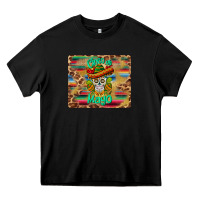 Black cinco de mayo sombrero skull mousepad Heavy Core Tee - BarkalooDesign