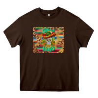 Chocolate Brown cinco de mayo sombrero skull mousepad Heavy Core Tee - BarkalooDesign