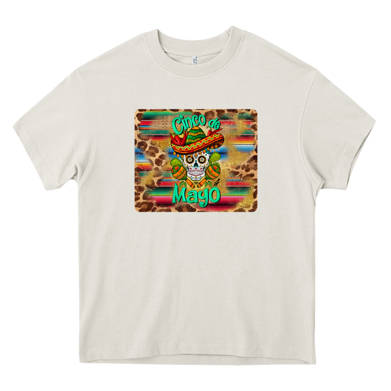 Cinco De Mayo Sombrero Skull Mousepad Heavy Core Tee by BarkalooDesign | Teevron