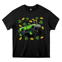 Black Monster truck st patricks day Heavy Core Tee - Neo Western
