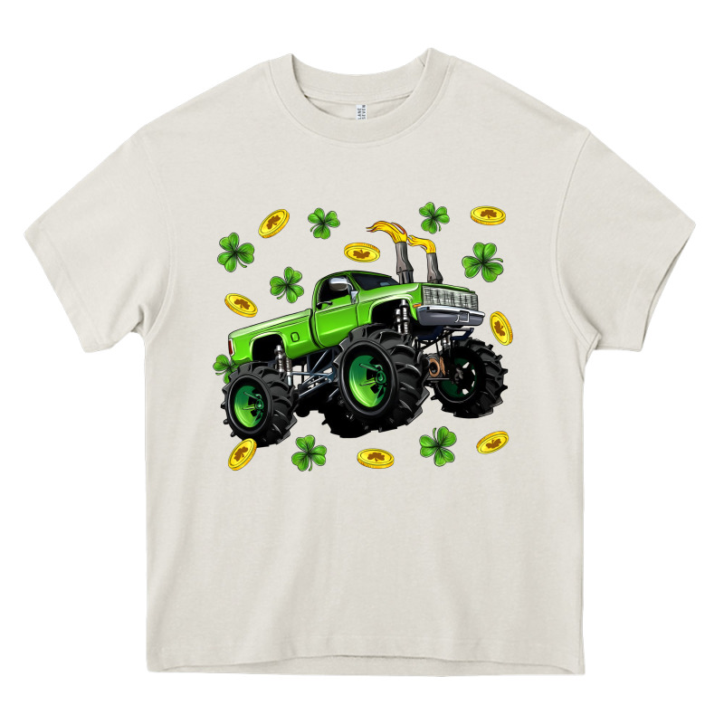 Monster Truck St Patricks Day Heavy Core Tee by Neo Western | Teevron