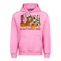 Fuchsia Pink Western Lpn Licensed Practical Nurse Urban Hoodie - FaDigitalArtStudio
