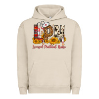 Pigment French Oak Western Lpn Licensed Practical Nurse Urban Hoodie - FaDigitalArtStudio