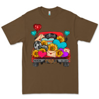Cacao western truck with heart Premium Tee - HRA Design Shop