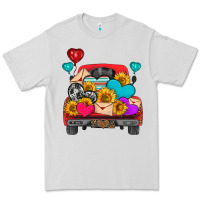 Dove Grey western truck with heart Premium Tee - HRA Design Shop