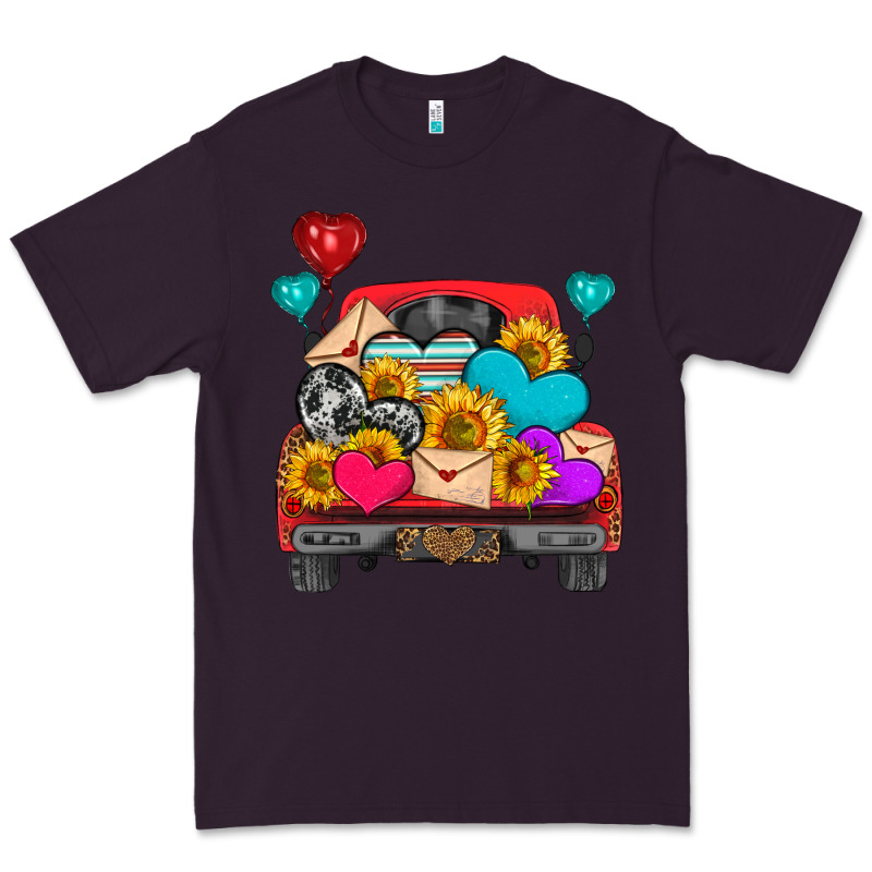 Western Truck With Heart Premium Tee by HRA Design Shop | Teevron