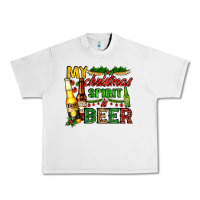 Lunar Rock my christmas spirit is beer with beer bottles Urban Heavy Tee - AdoDesignShop