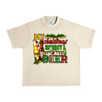 Sandshell my christmas spirit is beer with beer bottles Urban Heavy Tee - AdoDesignShop