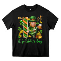 Black My 1 st st. patricks day Heavy Core Tee - Neo Western