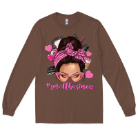 Chestnut small business messy bun Long Sleeve Tee - NancyCooperArtShop