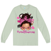 Matcha small business messy bun Long Sleeve Tee - NancyCooperArtShop