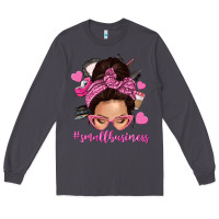 Smoke small business messy bun Long Sleeve Tee - NancyCooperArtShop