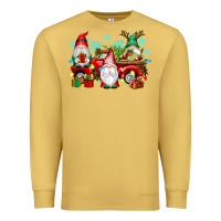 Antique Gold christmas gnome truck Premium Sweatshirt - texasbilliewilder