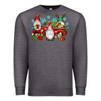 Charcoal Heather christmas gnome truck Premium Sweatshirt - texasbilliewilder