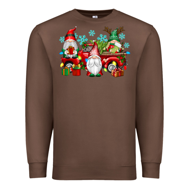 Christmas Gnome Truck Premium Sweatshirt by texasbilliewilder | Teevron
