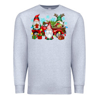 Heather Grey christmas gnome truck Premium Sweatshirt - texasbilliewilder