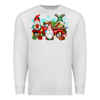 Oatmeal Heather christmas gnome truck Premium Sweatshirt - texasbilliewilder