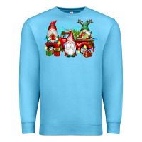 Ocean Blue christmas gnome truck Premium Sweatshirt - texasbilliewilder