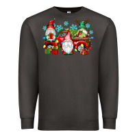 Smoke christmas gnome truck Premium Sweatshirt - texasbilliewilder