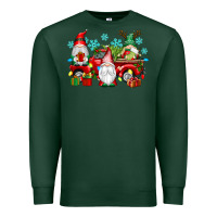 Sports Green christmas gnome truck Premium Sweatshirt - texasbilliewilder