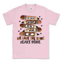 Bubblegum Pink we have the same heart inside Classic Tee - MaliasSmallBusiness