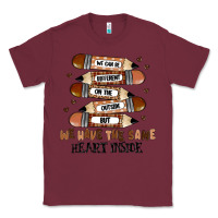 Burgundy we have the same heart inside Classic Tee - MaliasSmallBusiness