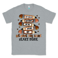 Heather Grey we have the same heart inside Classic Tee - MaliasSmallBusiness