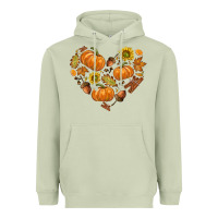 Matcha Fall Heart Heavyweight Hoodie - texasbilliewilder