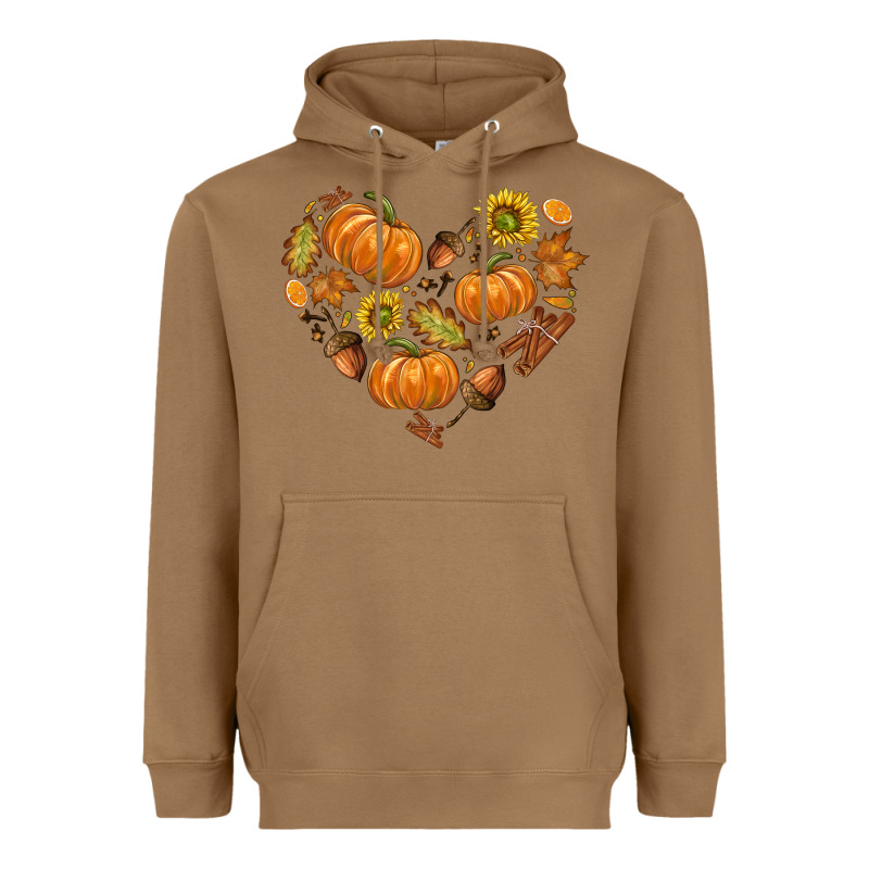 Fall Heart Heavyweight Hoodie by texasbilliewilder | Teevron