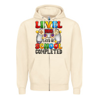 Sandshell level 100 days of school completed Zipper Hoodie - Artiststas