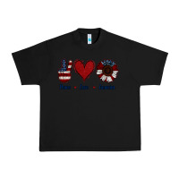 Black Peace Love America Urban Heavy Tee - Jasminsmagicworld
