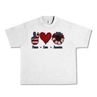 Lunar Rock Peace Love America Urban Heavy Tee - Jasminsmagicworld