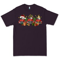 Plum christmas trucks Premium Tee - FaDigitalArtStudio