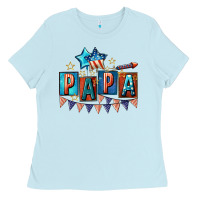 American Papa 4th Of July Ladies Tee | Teevron