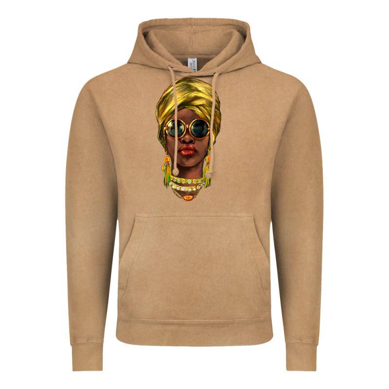 African Woman Vintage Hoodie by NancyCooperArtShop | Teevron