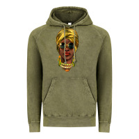 Vintage Olive african woman Vintage Hoodie - NancyCooperArtShop