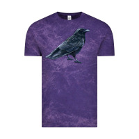 Cloud Purple American Crow Vintage Tee - LillyAllenDesigns