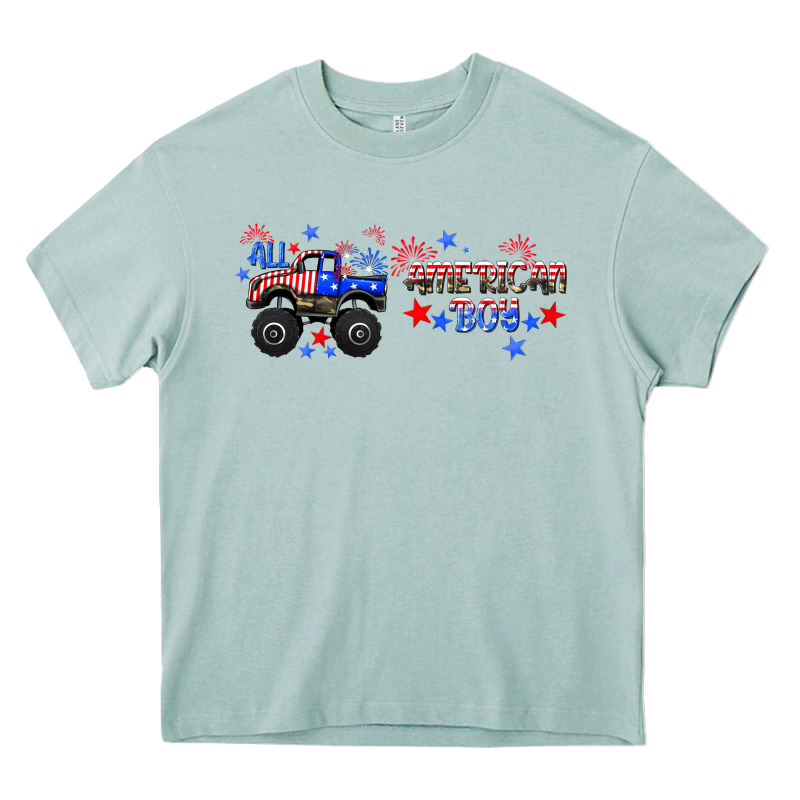 All American Boy Libbey Glass Heavy Core Tee by HRA Design Shop | Teevron