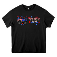 Black all american boy libbey glass Heavy Core Tee - HRA Design Shop
