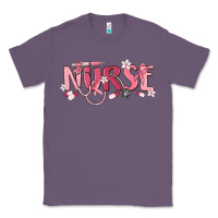 Lavender nurse breast cancer awareness Classic Tee - MaliasSmallBusiness