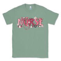 Sage nurse breast cancer awareness Classic Tee - MaliasSmallBusiness