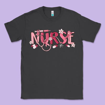 Nurse Breast Cancer Awareness Classic Tee Designed By Maliassmallbusiness