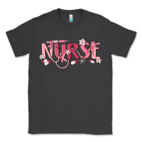 Smoke nurse breast cancer awareness Classic Tee - MaliasSmallBusiness