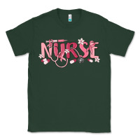 Sports Green nurse breast cancer awareness Classic Tee - MaliasSmallBusiness