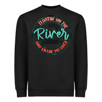 Black floatin on the river killin my liver Heavyweight Sweatshirt - MaliasSmallBusiness