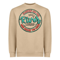 Mushroom floatin on the river killin my liver Heavyweight Sweatshirt - MaliasSmallBusiness