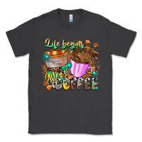 Smoke Life Begins After Coffee Classic Tee - CowhideDigitalArt