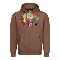 Chestnut childcare life Zipper Hoodie - Artiststas