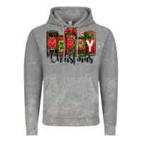 Merry Christmas License Plate Letters Vintage Hoodie | Teevron